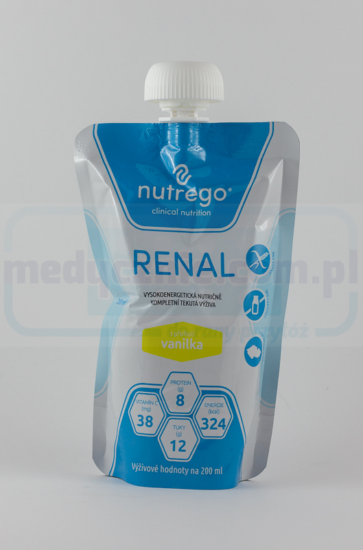 Nutrego Renal 200ml Vanille hyperkalorisch reduziertes Elektrolyt 1St.